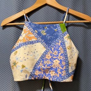 Raisins Curve Juniors Las Brisas Printed Shorebreak Bikini Swim Top